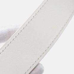 Pre Owned Louis Vuitton City Keepall Everyday LV Blue/White Leather Shoulder Bag