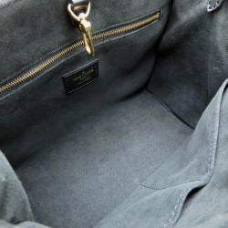 Pre Owned Louis Vuitton On The Go PM Black Monogram Empreinte Leather Tote Bag