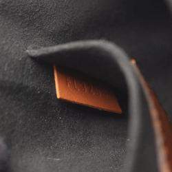 Pre Owned Louis Vuitton Dauphine Mini Brown Reverse Monogram Coated Canvas Leather Shoulder Bag