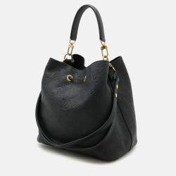 Pre Owned Louis Vuitton Neonoe BB Black Monogram Empreinte Leather Shoulder Bag