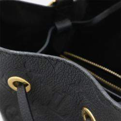 Pre Owned Louis Vuitton Neonoe BB Black Monogram Empreinte Leather Shoulder Bag
