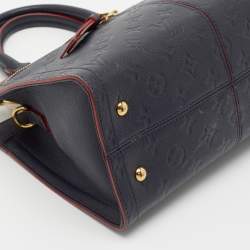 Pre Owned Louis Vuitton Marine Rouge Monogram Empreinte Leather Sully PM Bag