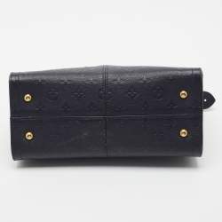 Pre Owned Louis Vuitton Marine Rouge Monogram Empreinte Leather Sully PM Bag