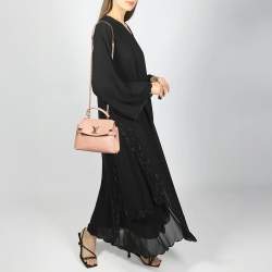 Pre Owned Louis Vuitton Rose Trianon Leather LockMe Ever Mini Bag