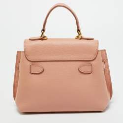 Pre Owned Louis Vuitton Rose Trianon Leather LockMe Ever Mini Bag