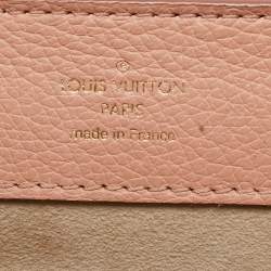 Pre Owned Louis Vuitton Rose Trianon Leather LockMe Ever Mini Bag