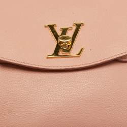 Pre Owned Louis Vuitton Rose Trianon Leather LockMe Ever Mini Bag