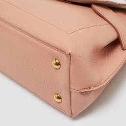 Pre Owned Louis Vuitton Rose Trianon Leather LockMe Ever Mini Bag