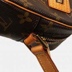 Pre Owned Louis Vuitton Brown Monogram Pochette Cite