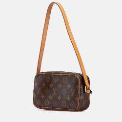 Pre Owned Louis Vuitton Brown Monogram Pochette Cite