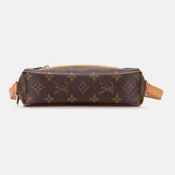 Pre Owned Louis Vuitton Brown Monogram Pochette Cite