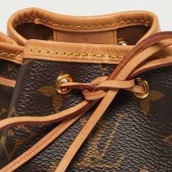 Pre Owned Louis Vuitton Monogram Canvas Nano Noe Bag