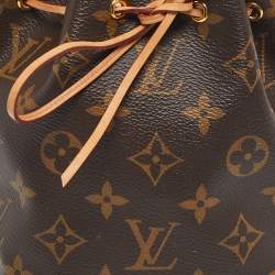 Pre Owned Louis Vuitton Monogram Canvas Nano Noe Bag