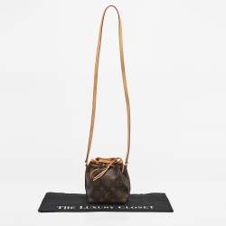 Pre Owned Louis Vuitton Monogram Canvas Nano Noe Bag
