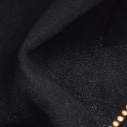 Pre Owned Louis Vuitton Black Monogram Canvas and Leather Petite Malle Souple Bag