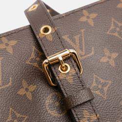 Pre Owned Louis Vuitton Brown Monogram Pochette Metis