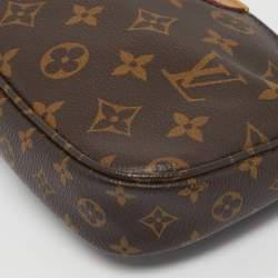 Pre Owned Louis Vuitton Khaki Monogram Canvas Multi Pochette Accessories Bag