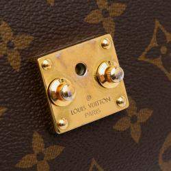 Pre Owned Louis Vuitton Brown Monogram Pochette Metis