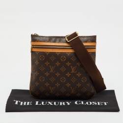 Pre Owned Louis Vuitton Monogram Canvas Pochette Bosphore Messenger Bag