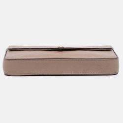 Pre Owned Louis Vuitton Brown Monogram Empreinte Pochette Felicie Bag