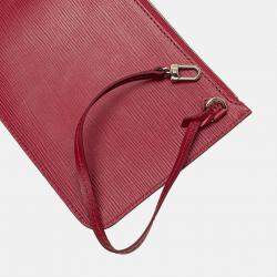 Pre Owned Louis Vuitton Pink Epi Neverfull MM