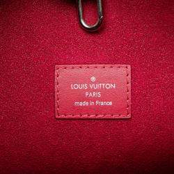 Pre Owned Louis Vuitton Pink Epi Neverfull MM