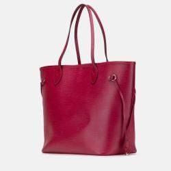 Pre Owned Louis Vuitton Pink Epi Neverfull MM