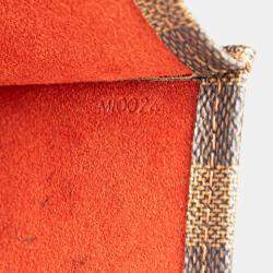 Pre Owned حقيبة لوي فيتون ساك بلات داميه أيبين بني