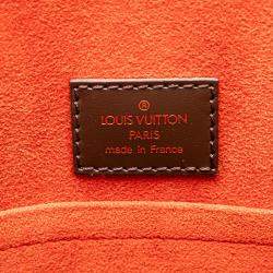 Pre Owned حقيبة لوي فيتون ساك بلات داميه أيبين بني