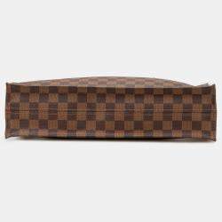 Pre Owned حقيبة لوي فيتون ساك بلات داميه أيبين بني