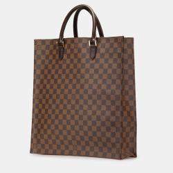 Pre Owned حقيبة لوي فيتون ساك بلات داميه أيبين بني