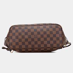 Pre Owned Louis Vuitton Brown Damier Ebene Neverfull PM