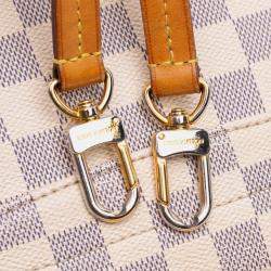 Pre Owned Louis Vuitton White Damier Azur Croisette