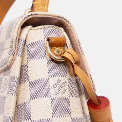 Pre Owned Louis Vuitton White Damier Azur Croisette