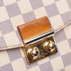 Pre Owned Louis Vuitton White Damier Azur Croisette