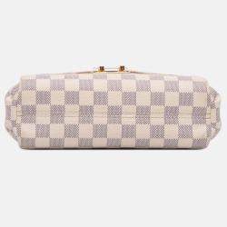 Pre Owned Louis Vuitton White Damier Azur Croisette