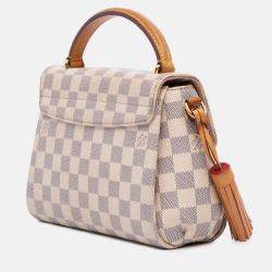 Pre Owned Louis Vuitton White Damier Azur Croisette