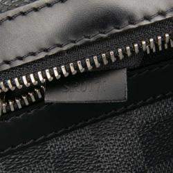 Pre Owned Louis Vuitton Black Damier Graphite Mick MM Bag