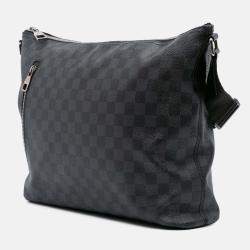 Pre Owned Louis Vuitton Black Damier Graphite Mick MM Bag