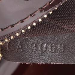 Pre Owned Louis Vuitton Amarante Vernis Sobe Clutch