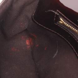 Pre Owned Louis Vuitton Amarante Vernis Sobe Clutch