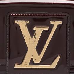 Pre Owned Louis Vuitton Amarante Vernis Sobe Clutch