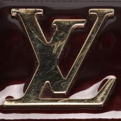 Pre Owned Louis Vuitton Amarante Vernis Sobe Clutch