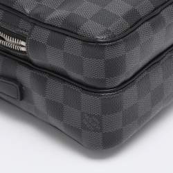 Pre Owned Louis Vuitton Damier Graphite Canvas Rem Crossbody Bag