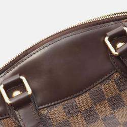 Pre Owned Louis Vuitton Verona Pm Shoulder Bag N41117 Damier Canvas Leather Ebene Used Lv