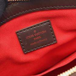 Pre Owned Louis Vuitton Verona Pm Shoulder Bag N41117 Damier Canvas Leather Ebene Used Lv