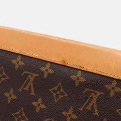 Pre Owned Louis Vuitton Alma Pm Handbag M51130 Monogram Canvas Leather Brown Used Women Lv