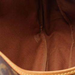 Pre Owned Louis Vuitton Saumur 35 Shoulder Bag M42254 Monogram Canvas Leather Brown Used