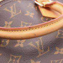 Pre Owned Louis Vuitton Speedy 40 Handbag M41522 Monogram Canvas Leather Brown Used Women