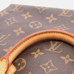 Pre Owned Louis Vuitton Speedy 40 Handbag M41522 Monogram Canvas Leather Brown Used Women